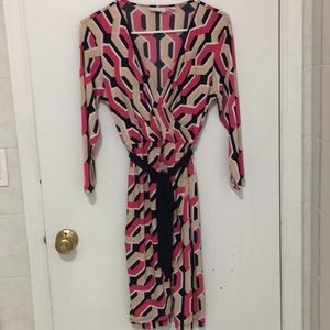 New York and Company wrap midi dress